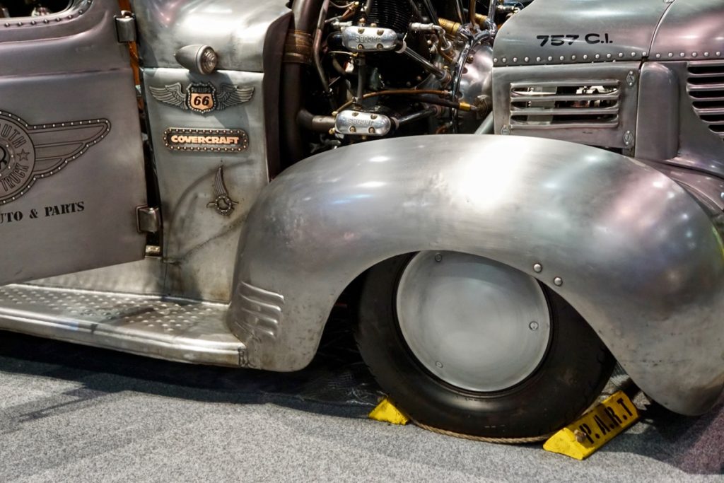 Gary Corns Radial Engine 1939 Plymouth Truck SEMA 2017