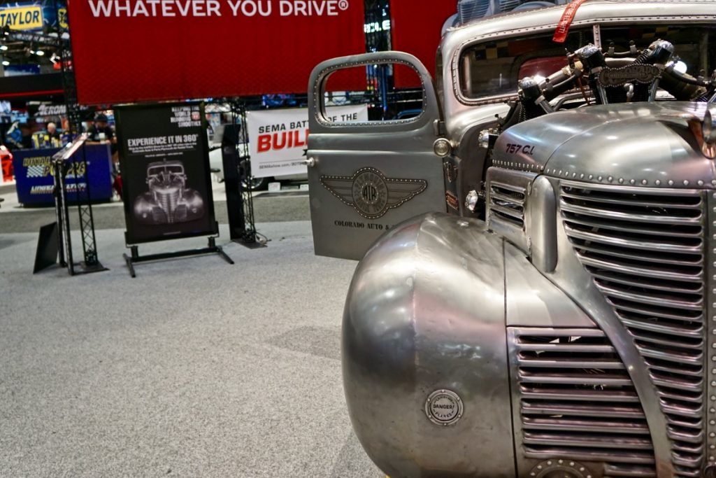 Gary Corns Radial Engine 1939 Plymouth Truck SEMA 2017