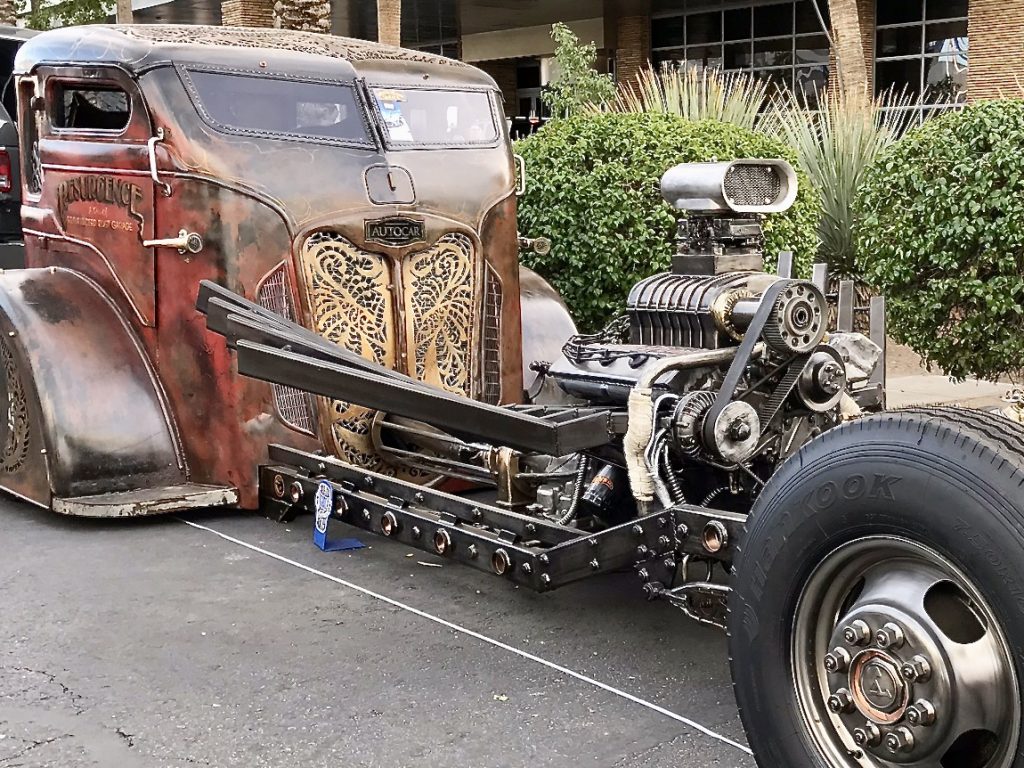 Resurrected Rust Garage Resurgence Rat Rod. 