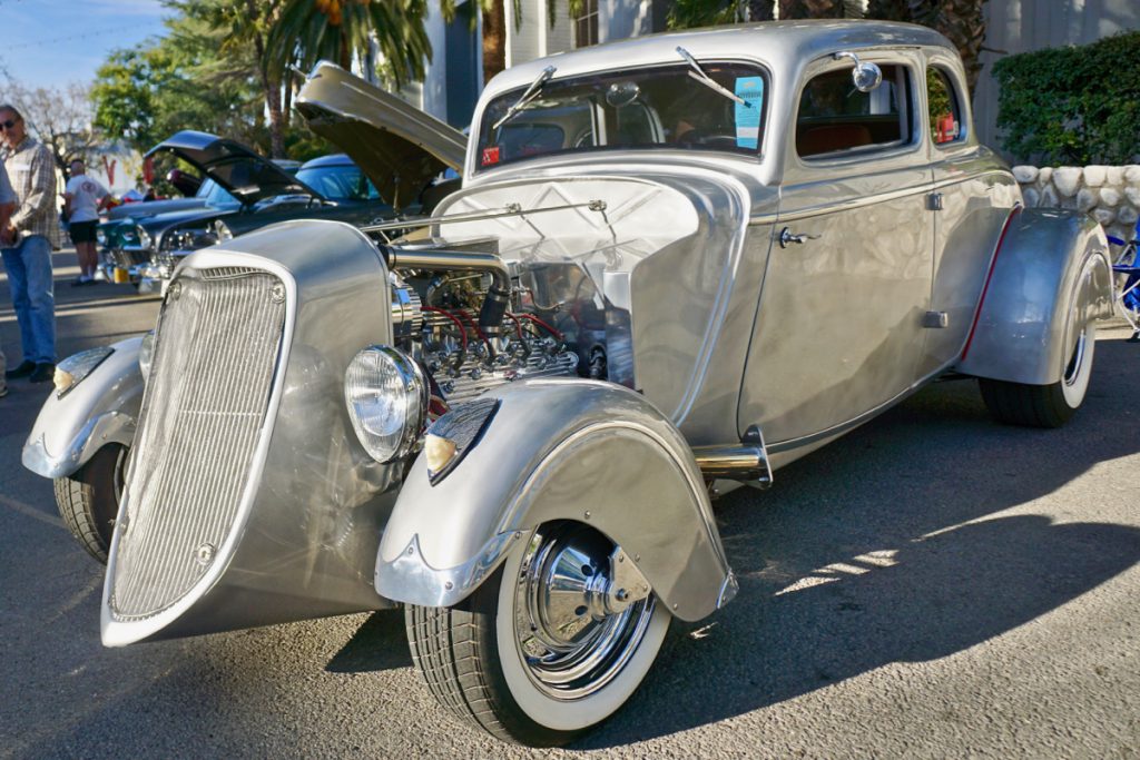 Phil Erby 33 Ford Model-A Indian Motorcycle tribute car