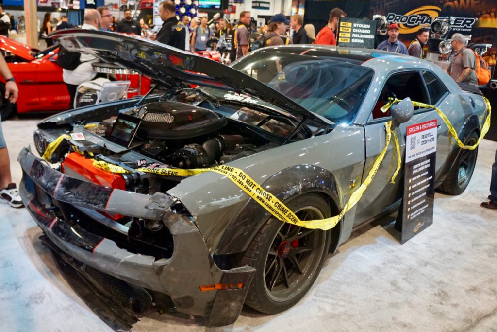 Quintin Brothers Challenger Stolen SEMA Show 2019