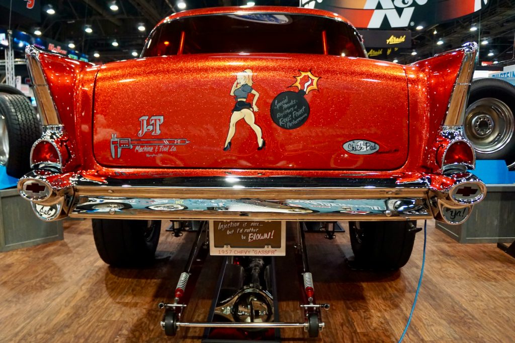 1957 210 Post Chevy Gasser Cherry Bomb SEMA Show (62)