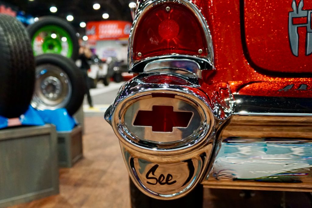 1957 210 Post Chevy Gasser Cherry Bomb SEMA Show (62)