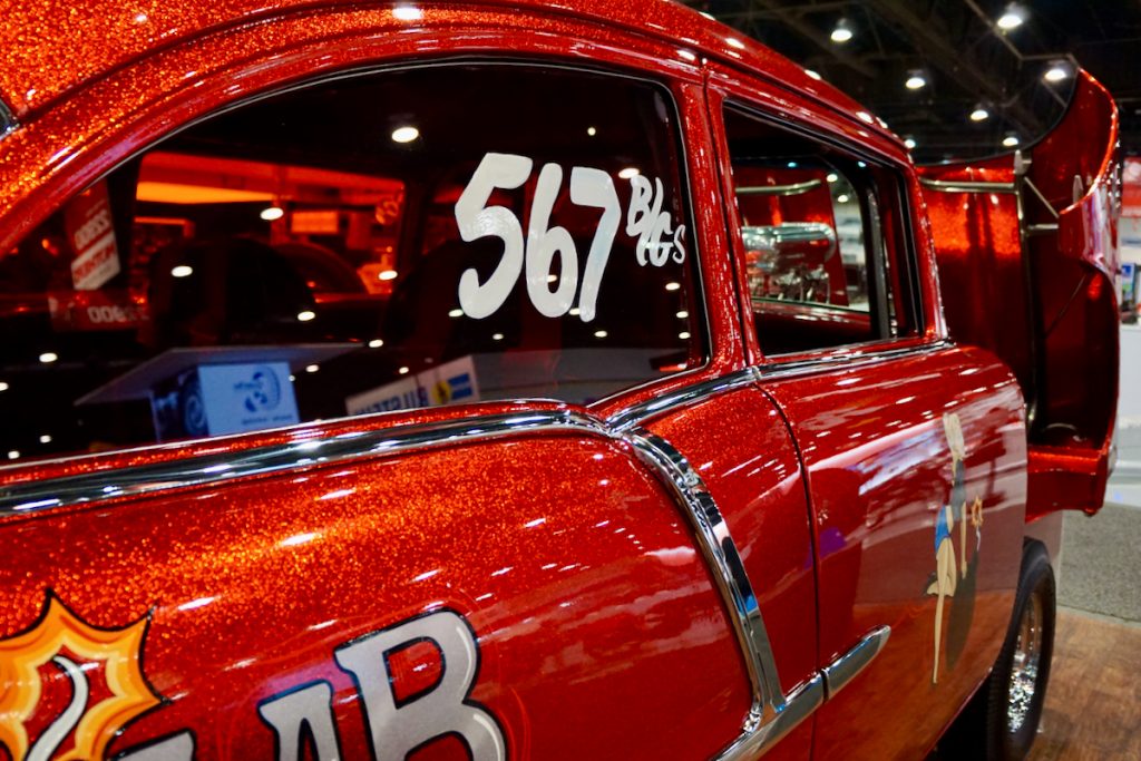 1957 210 Post Chevy Gasser Cherry Bomb SEMA Show (40)