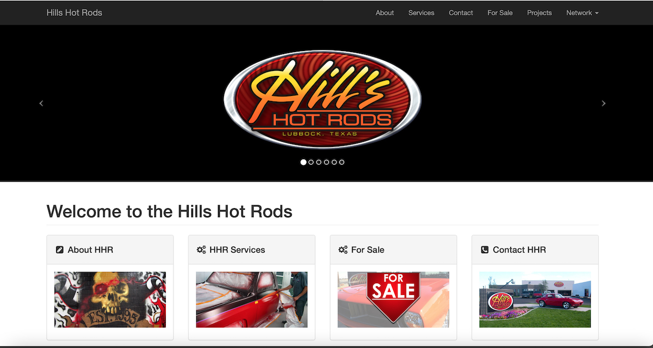 Hills Hot Rods Website