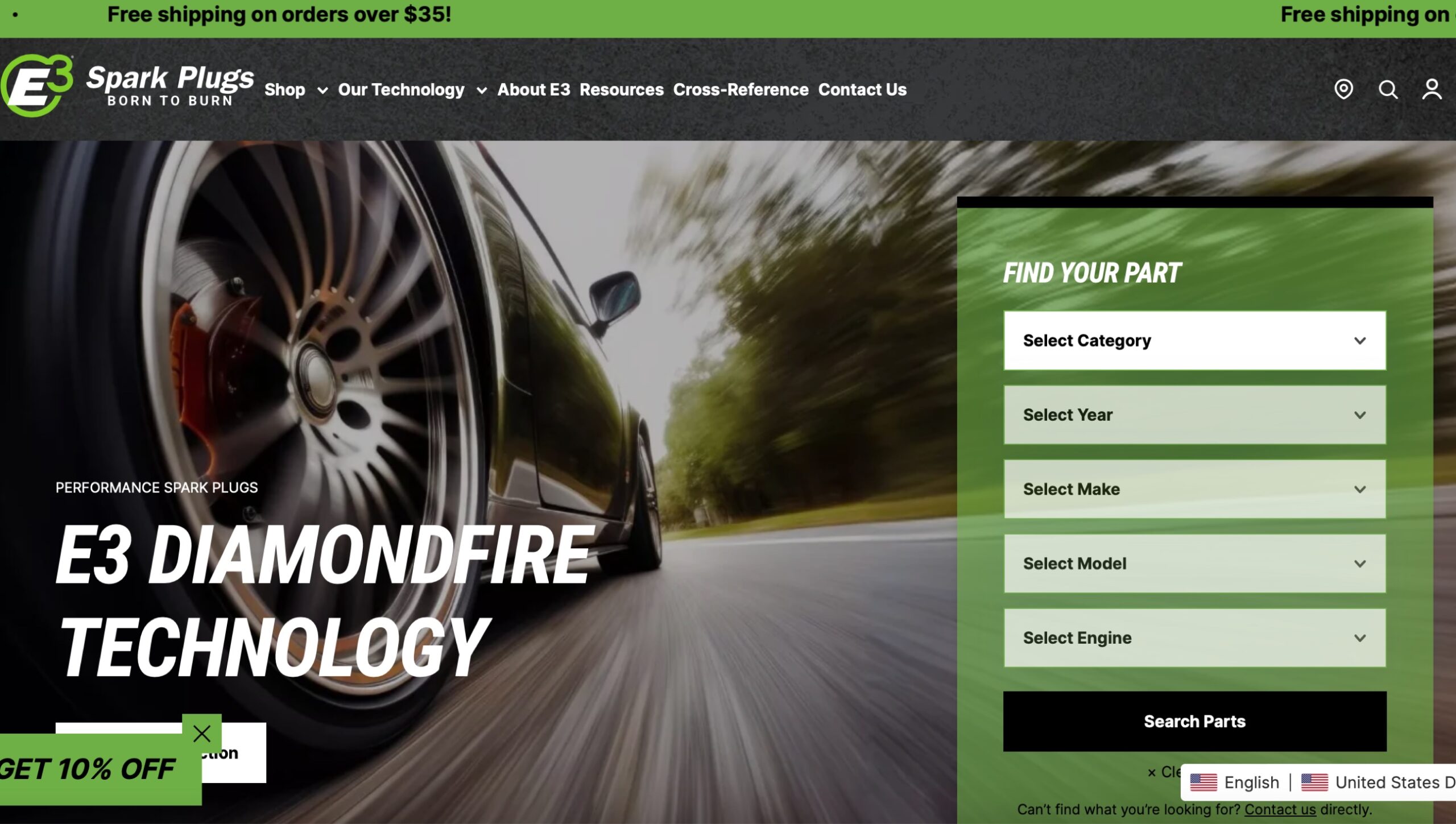E3 Spark Plugs Website