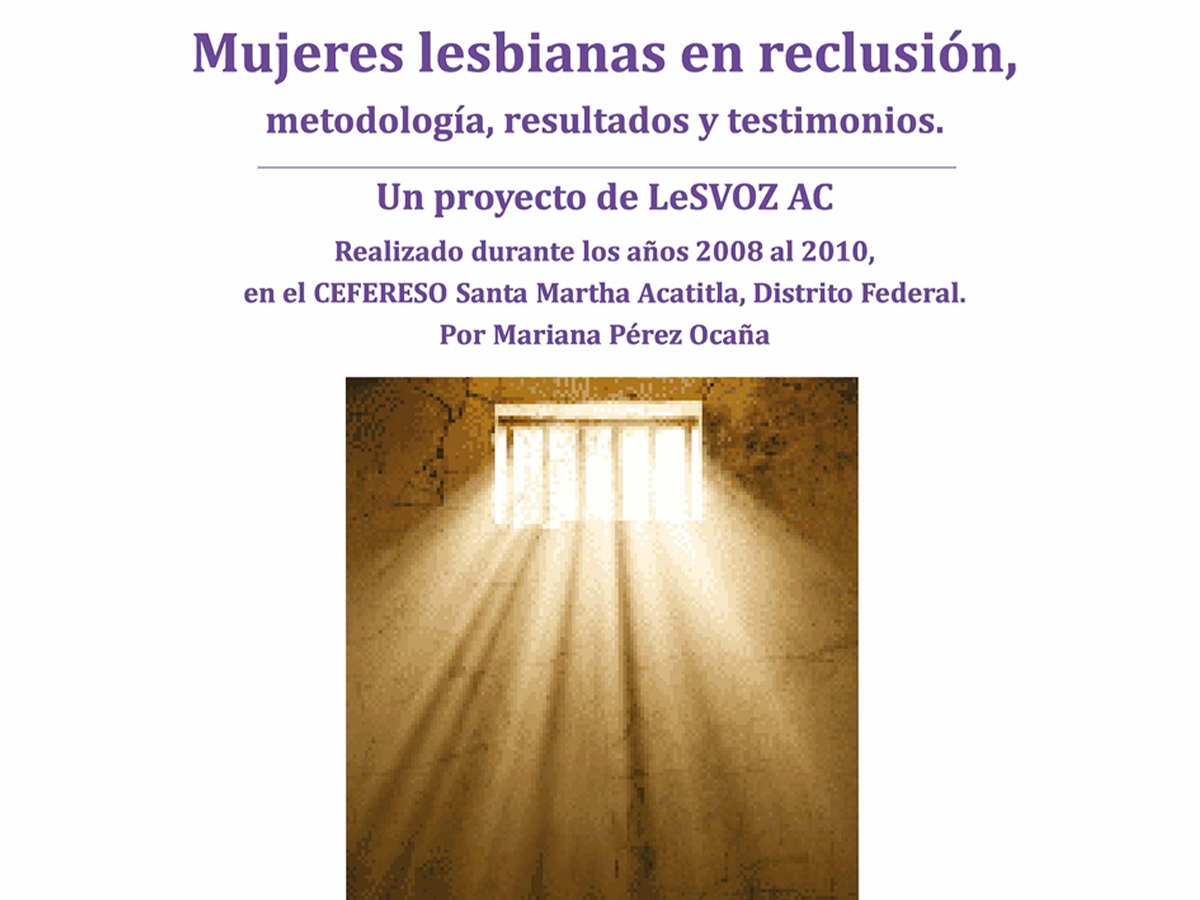 Portada Mujeres lesbianas en reclusión