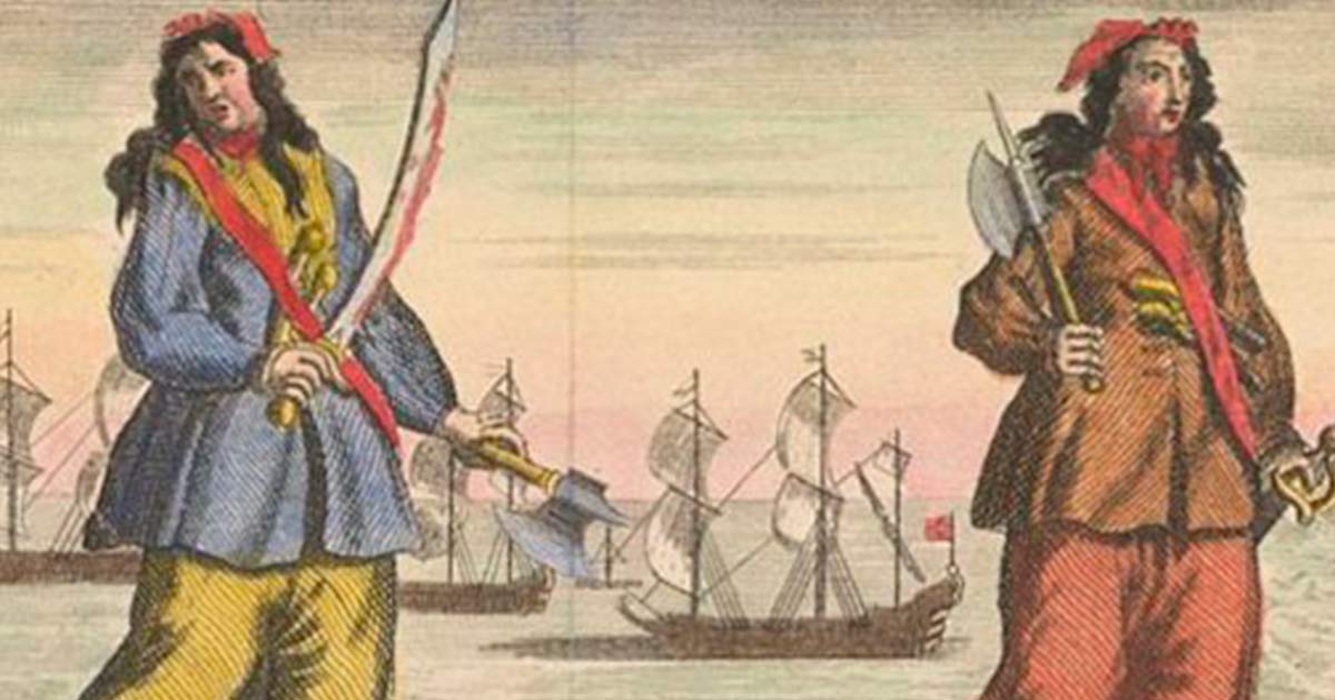 Grabado-inspirado-en-Mary-Read-y-Anne-Bonny-1720