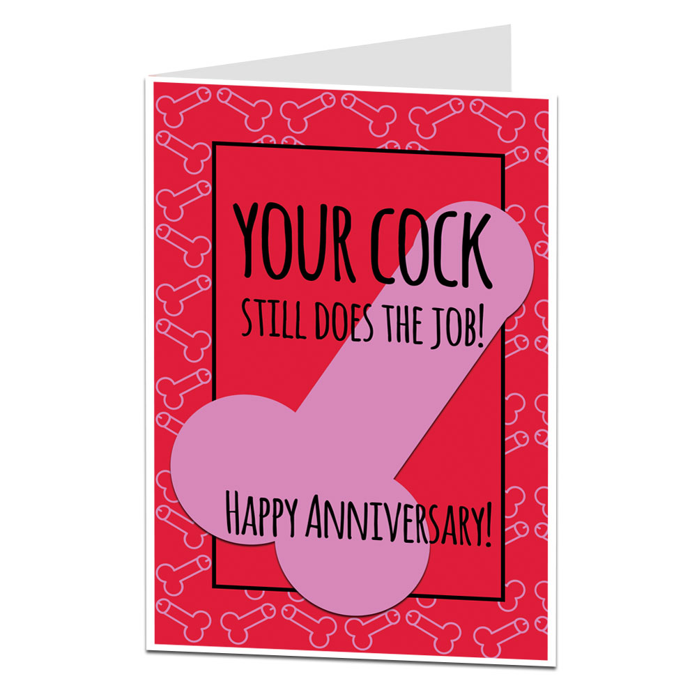 Rude Anniversary Card For Husband Or Boyfriend