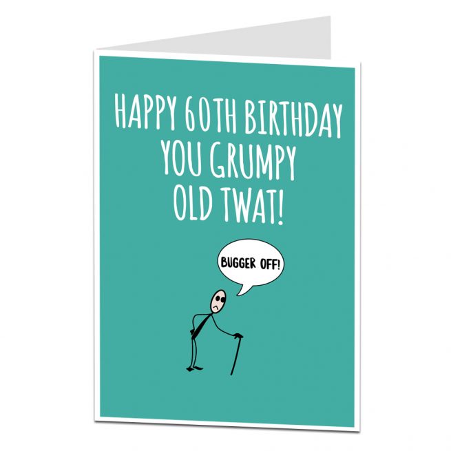 Funny 60th Birthday Card | 59 And Four Quarters | LimaLima