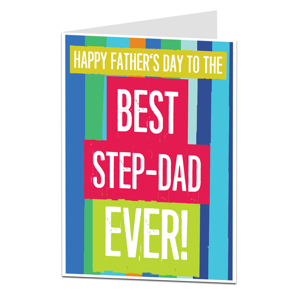 Fathers Day Card Stepdad Fathers Day Card Uk