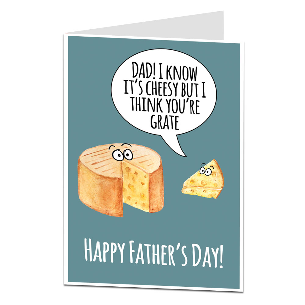 Father S Day Card Cheese Pun Uk