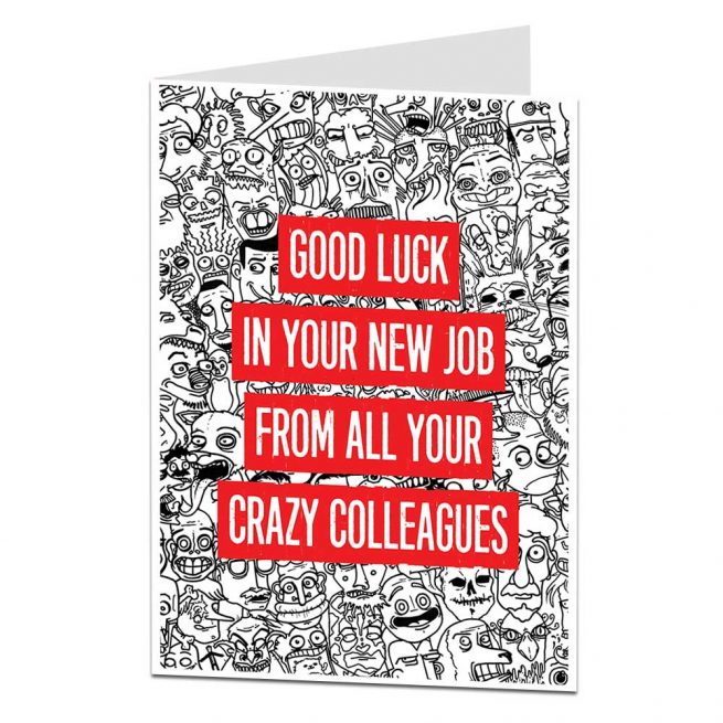 LEAVING CARD Funny Rude New Job Friend Office Colleague Work Mate Goodbye N19