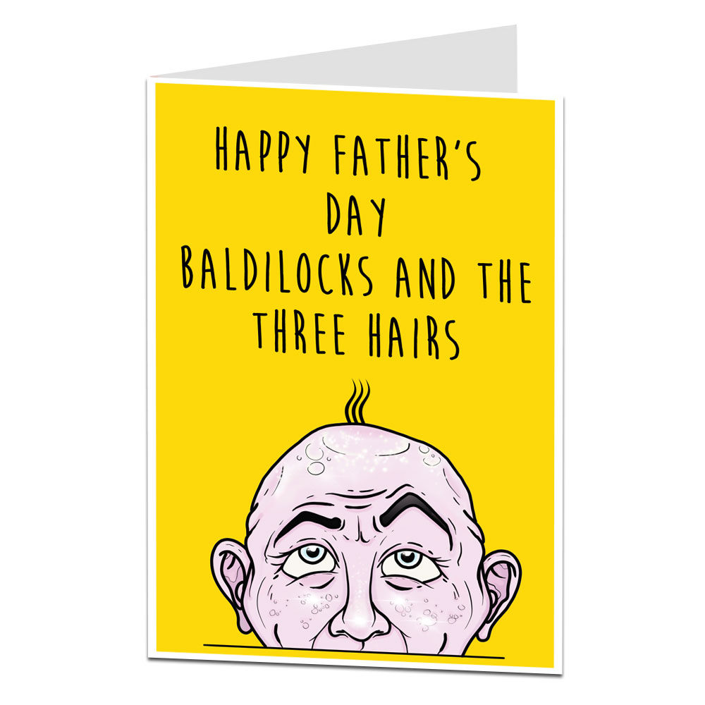 Funny Father S Day Card Baldilocks Uk