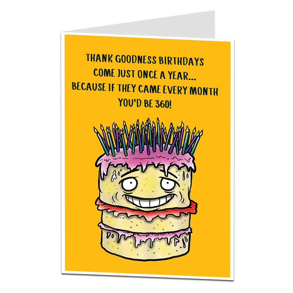 Funny 30th Birthday Card | Age Joke | LimaLima.co.uk