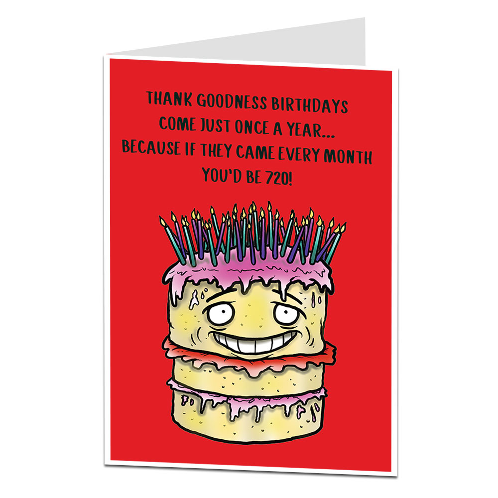 Funny 60th Birthday Card Messages