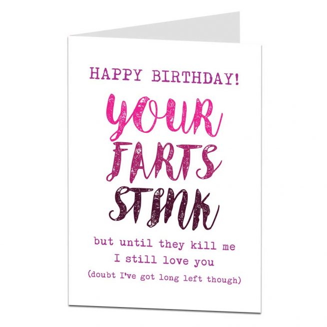 What To Write In A Birthday Card Funny Silly Rude Ideas