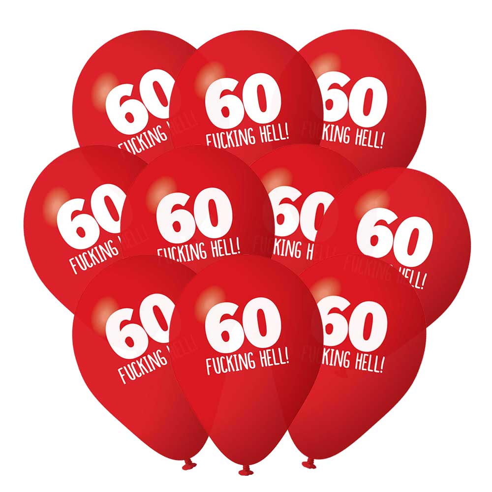60th-birthday-balloons-pack-10-red-rude-funny-party-decorations