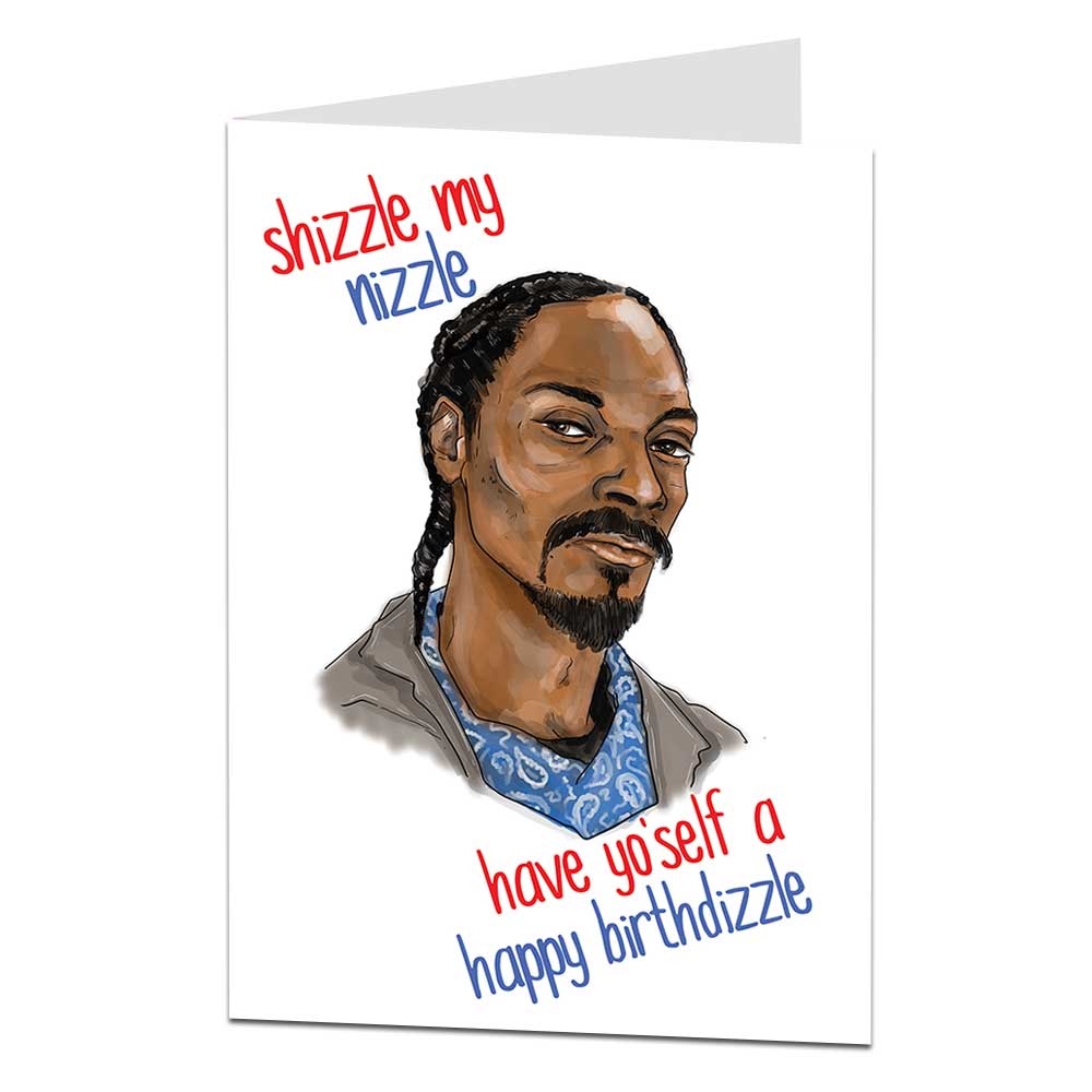 Funny Birthday Card For Men Women Rap Hip Hop Theme Best ...