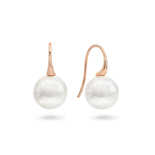 Natura Rose Gold Pearl Earrings_0