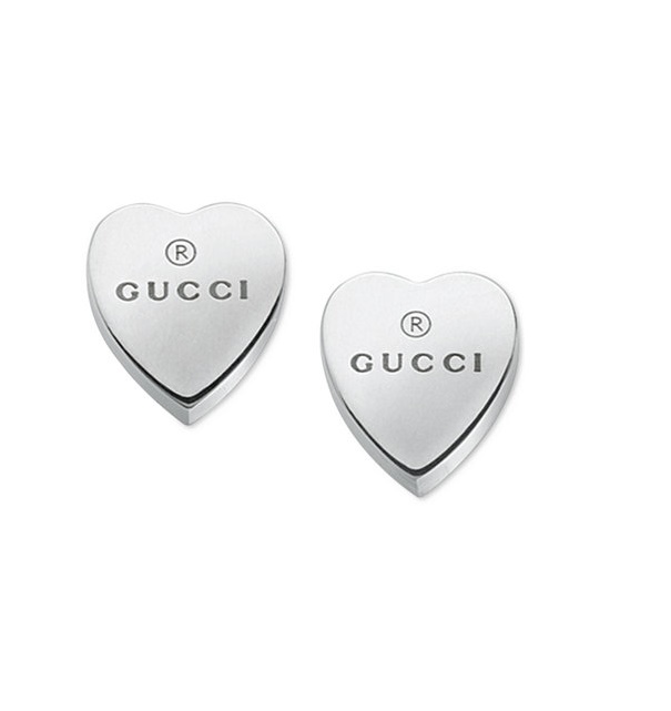 Gucci Trademark Heart Motif Stud Earrings YBD22399000100U - Linda & Co