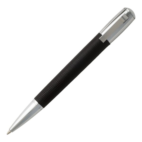 Hugo Boss Ballpoint pen pure Tradition leaather black_0