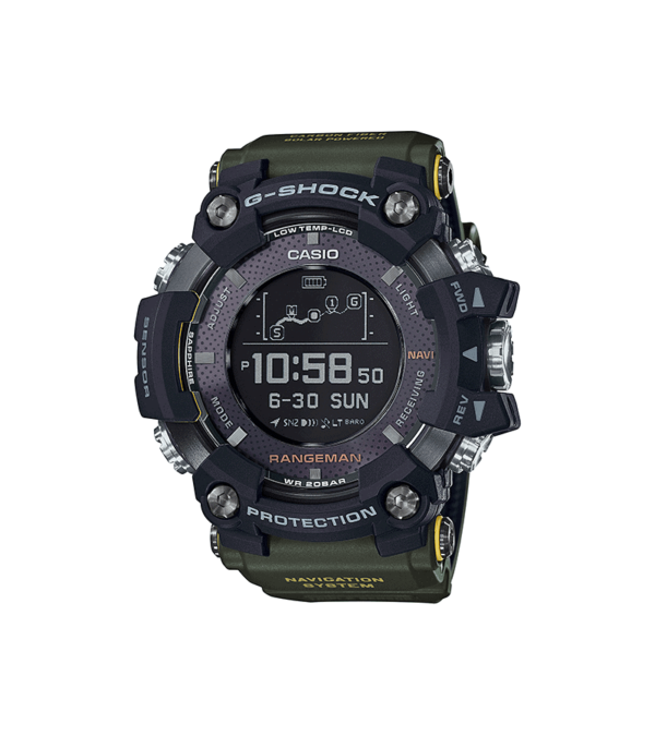 G Shock RANGEMAN GPRB1000-1B-Solar Assist GPS Navigation_0