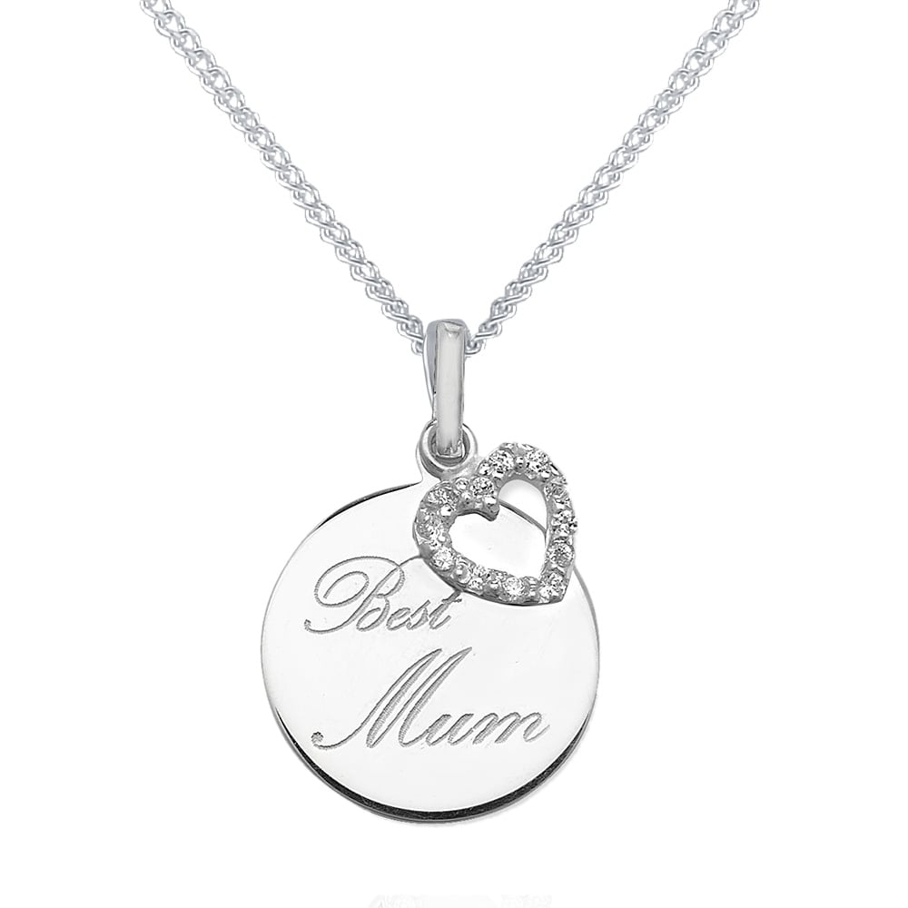Exclusive Sterling Silver 'Mum' Necklace - Hiho Silver