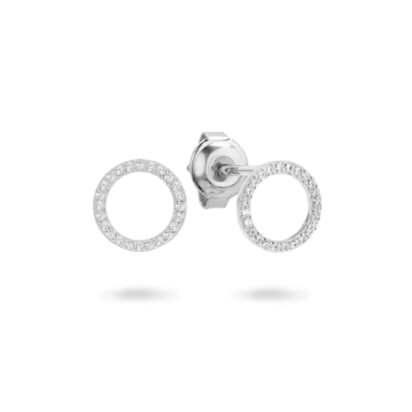 ARA RHODIUM EARRING_0