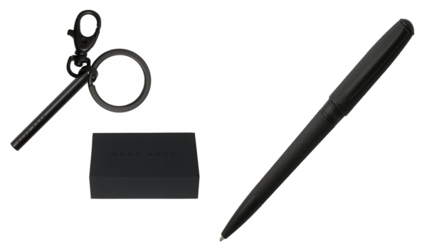 Hugo Boss Essential Ballpoint Pen & Key Ring Set_0