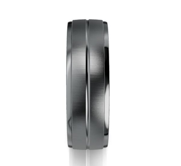 Black Zirconium Gents Ring