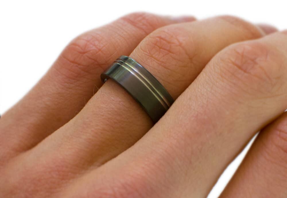 Flat Zirconium Ring | Shop In Ireland