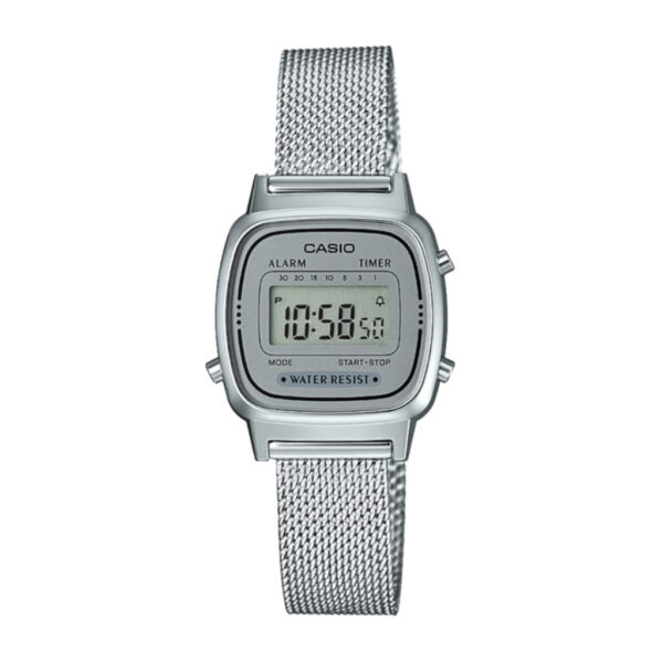 Casio LA670WEM-7D Stainless Steel Vintage Digital Watch_0