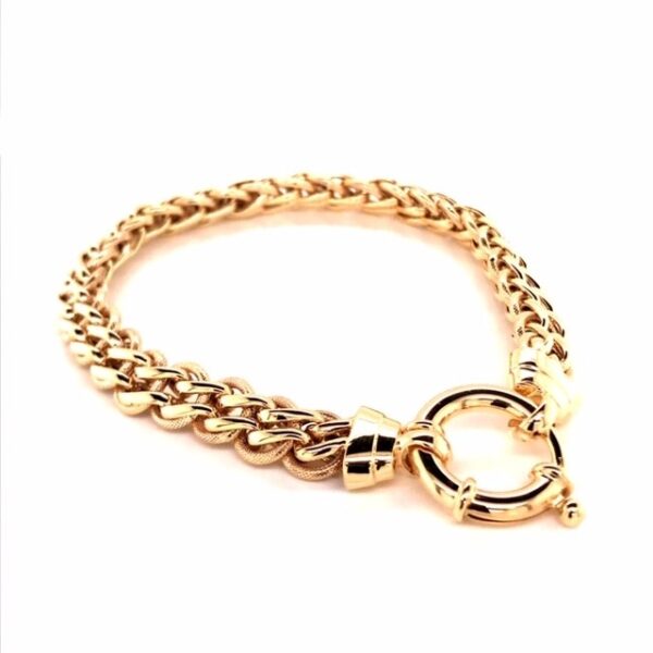 Yellow Gold Double Curb Bracelet_0