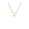 9K Yellow Gold Necklace with Initial Z 38+5cm_0