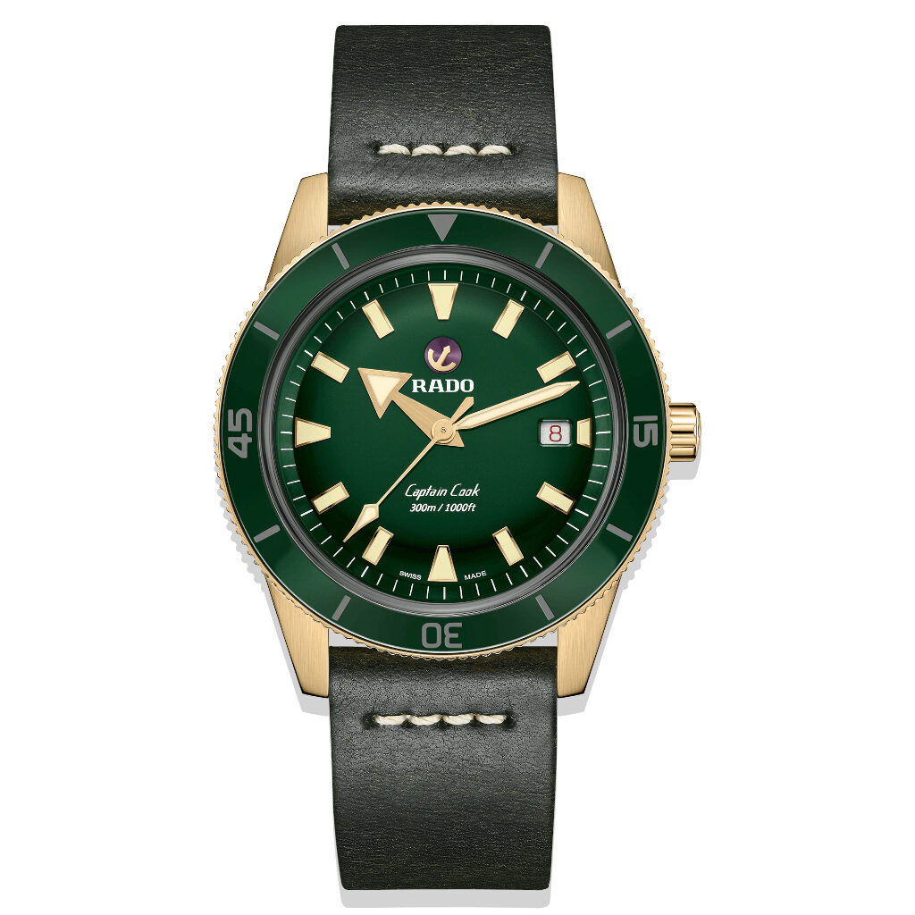 Rado Captain Cook with Green Dial