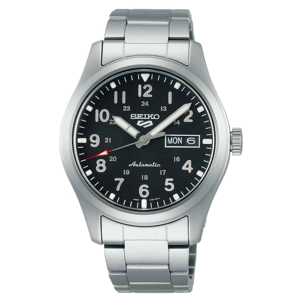 Seiko 5 SRPD51K Silver Stainless Steel Mens Watch – Watch Depot