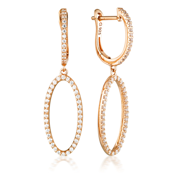 Georgini Aurora Celestial Earrings Rose Gold_0