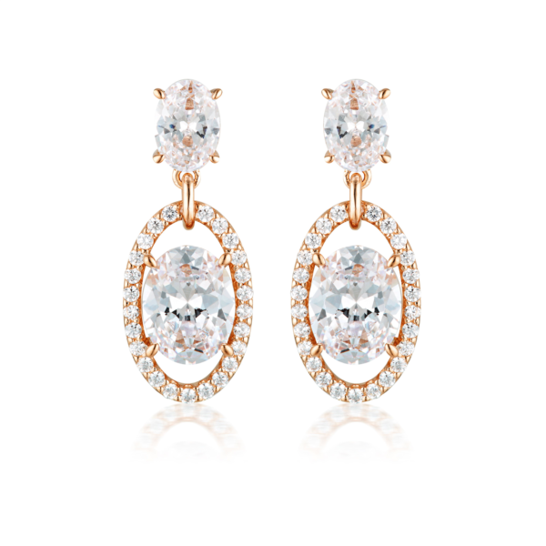 Georgini Aurora Heaven Earrings Rose Gold_0