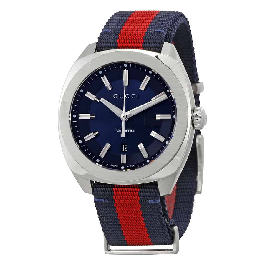 gucci watch blue face