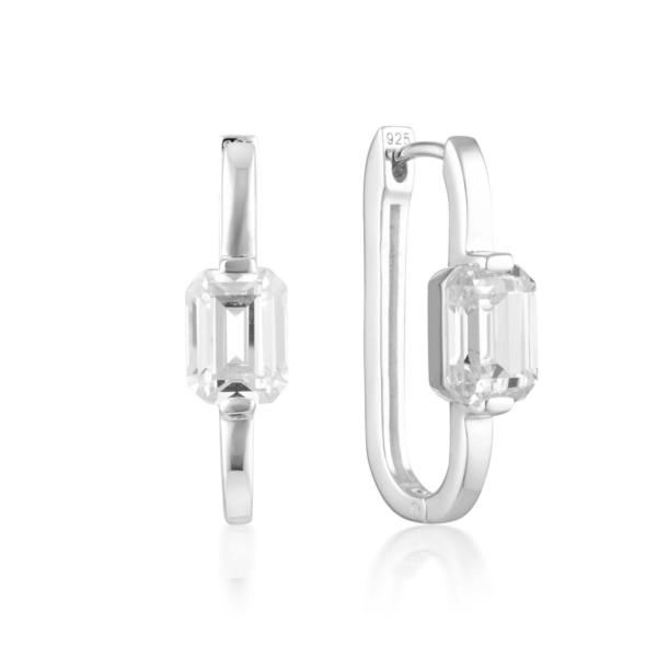 Georgini Emilio Silver Hoop Earrings_0