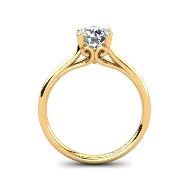 Solitaire Engagement Ring Yellow Gold