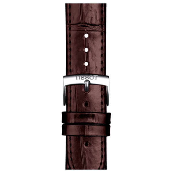 Tissot Official Brown Leather Strap Lugs 20 MM_0