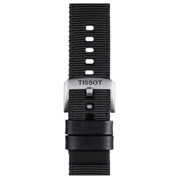 Tissot Official Black Textile Strap Lugs 22 MM_0