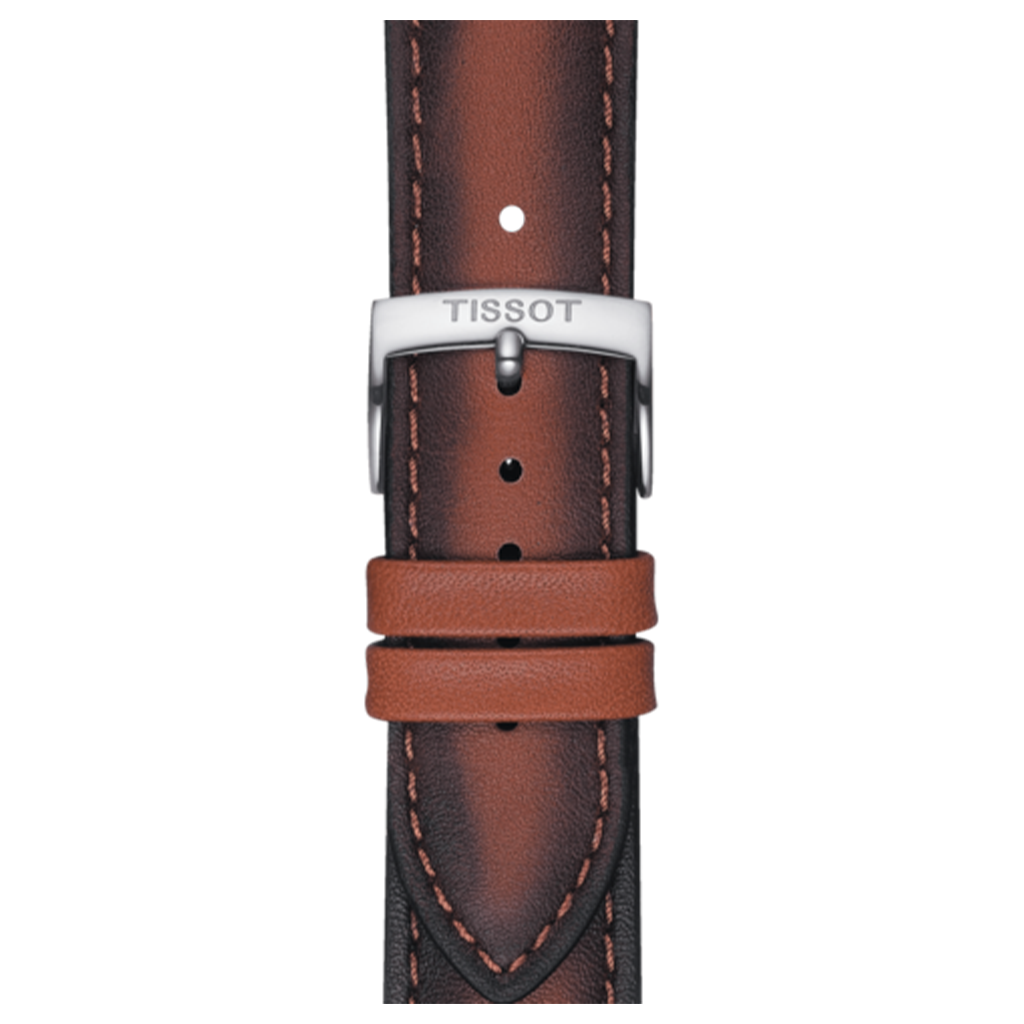 Tissot Official Brown Leather Strap Lugs 20 MM - Linda & Co