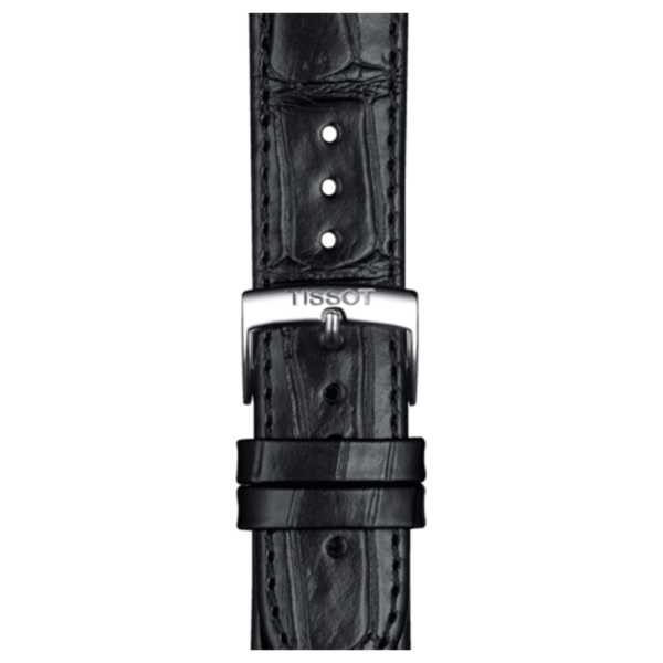 Tissot Official Black Leather Strap Lugs 20 MM_0