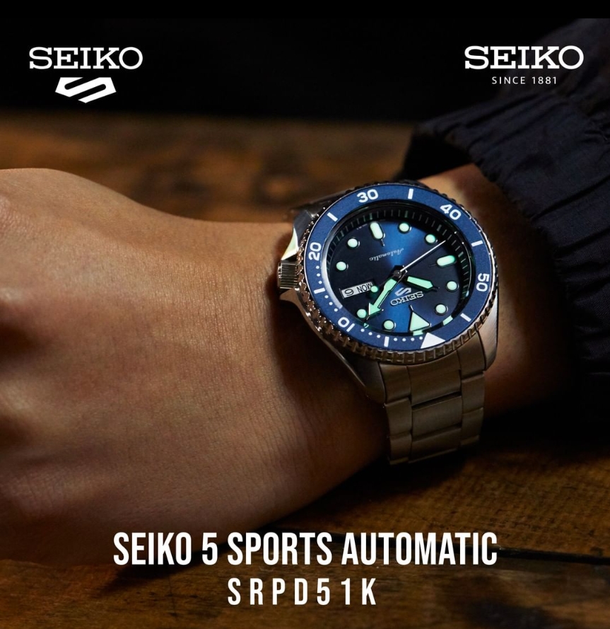 Seiko 5 (SRPD85K1) $309 