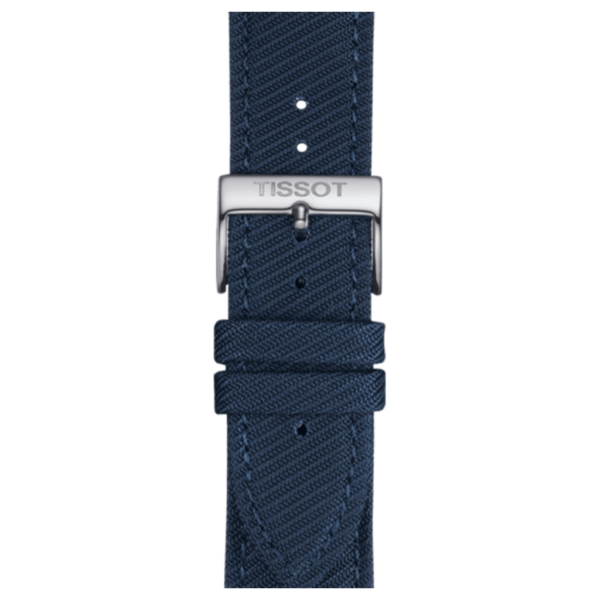 Tissot Official Blue Textiles Strap Lugs 22 MM_0