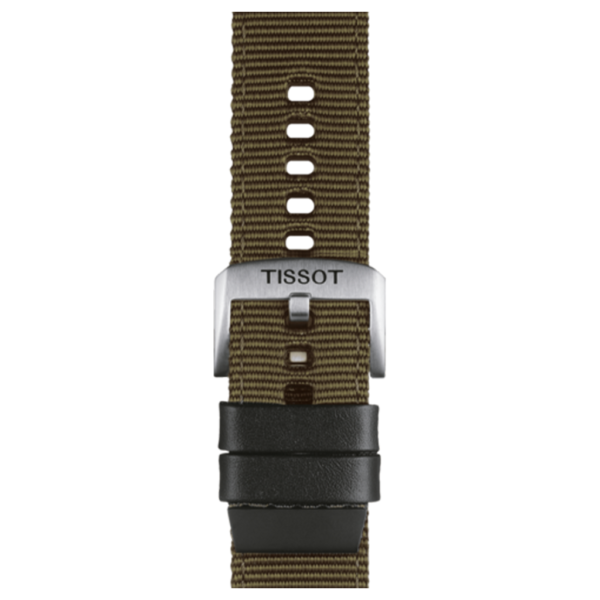 Tissot Official Khaki Fabric Strap Lugs 22 MM_0