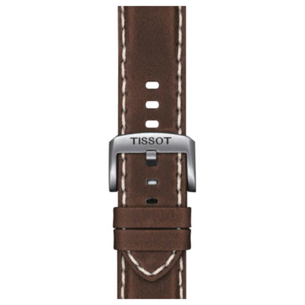 Tissot Official Brown Leather Strap Lugs 22 MM_0